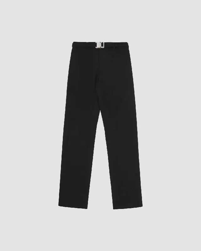 METAL BUCKLE SUIT PANT