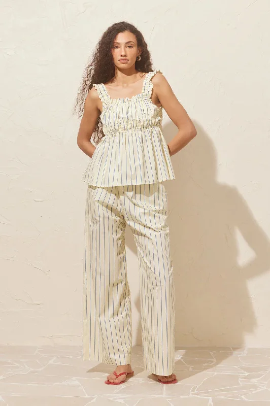 Ruby Sonny Pant - Butter Navy Stripe