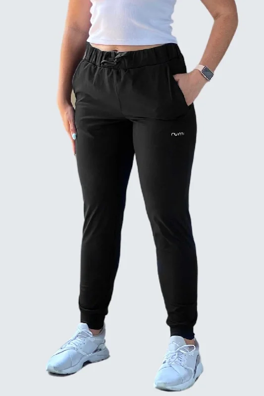 W SunSoft Joggers + Pockets 30" - Black