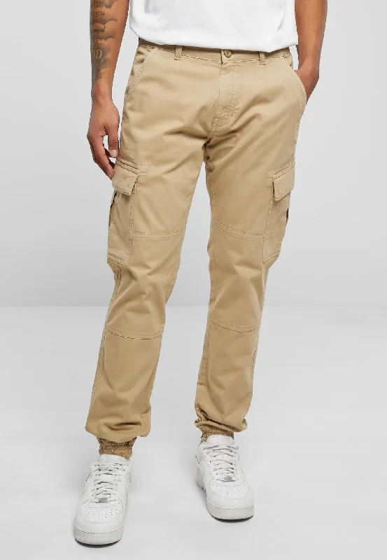 Urban Classics - Washed Cargo Twill Unionbeige - Pants