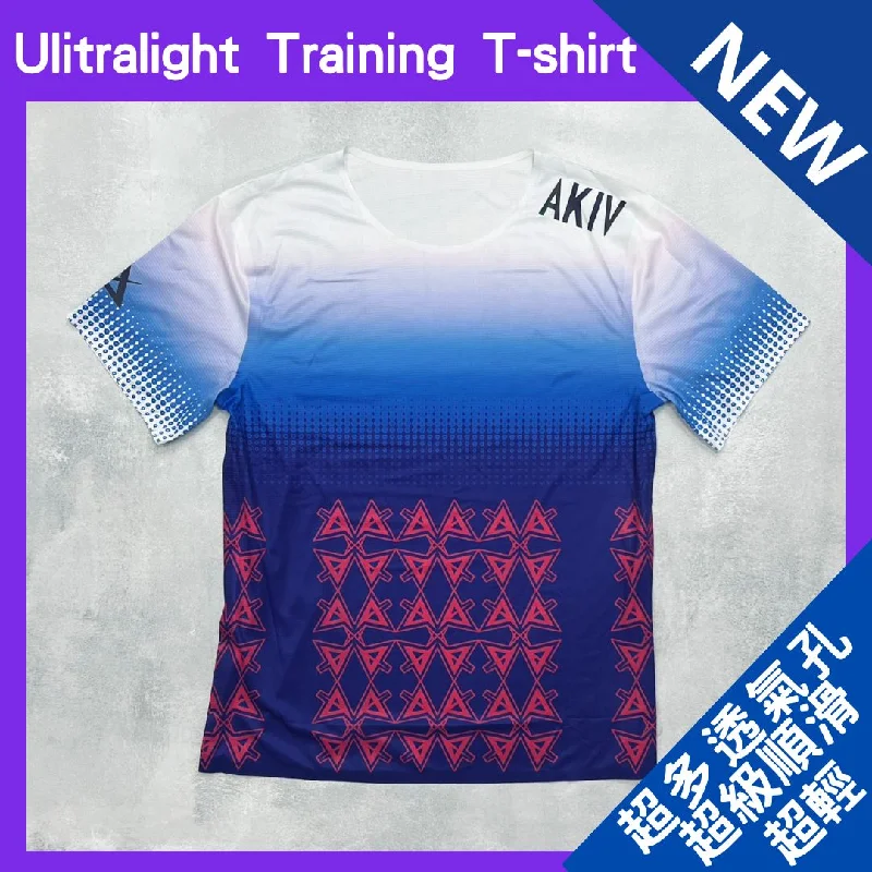 Pre-order:Deliver in 14-21 days | AKIV Ultralight Training T-Shirt Kids | Blue