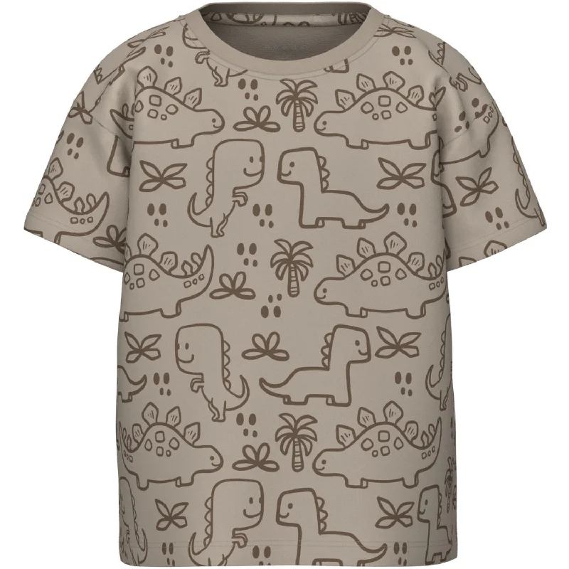 Name It Pure Cashmere Outline Dinosaurs Valther Loose T-Shirt