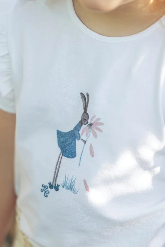 T-shirt - Illustration lapine étoilée