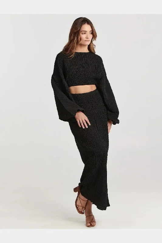 Charlie holiday aria skirt - black