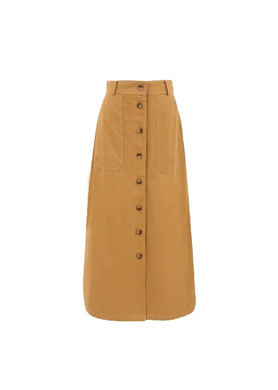 Women's Pinar Midi Skirt In Beige