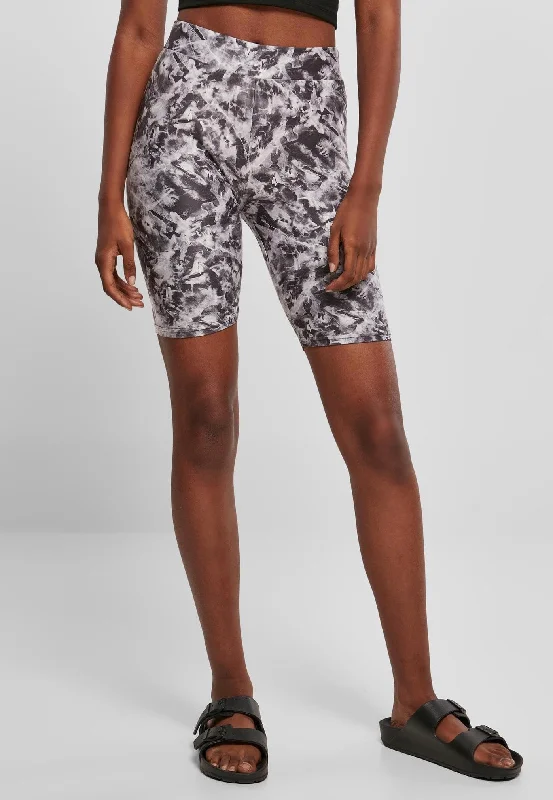 Urban Classics - Ladies Soft AOP Cycle Blackfading - Shorts