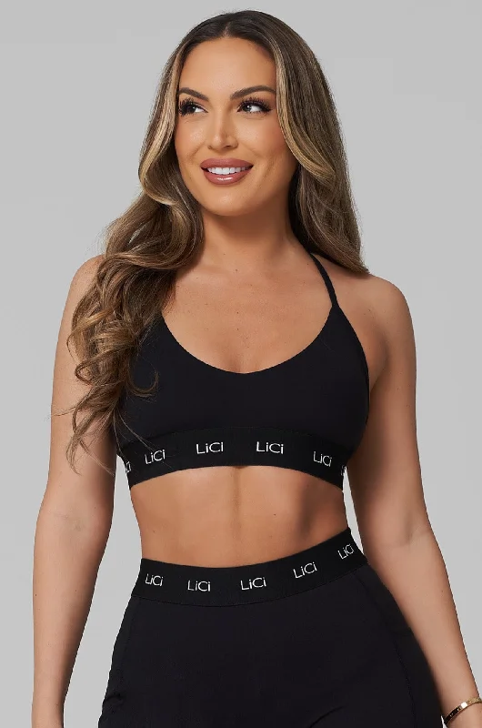 Black Cozy Sport Bralette