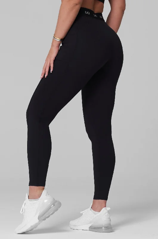 Black Cozy Sport Legging