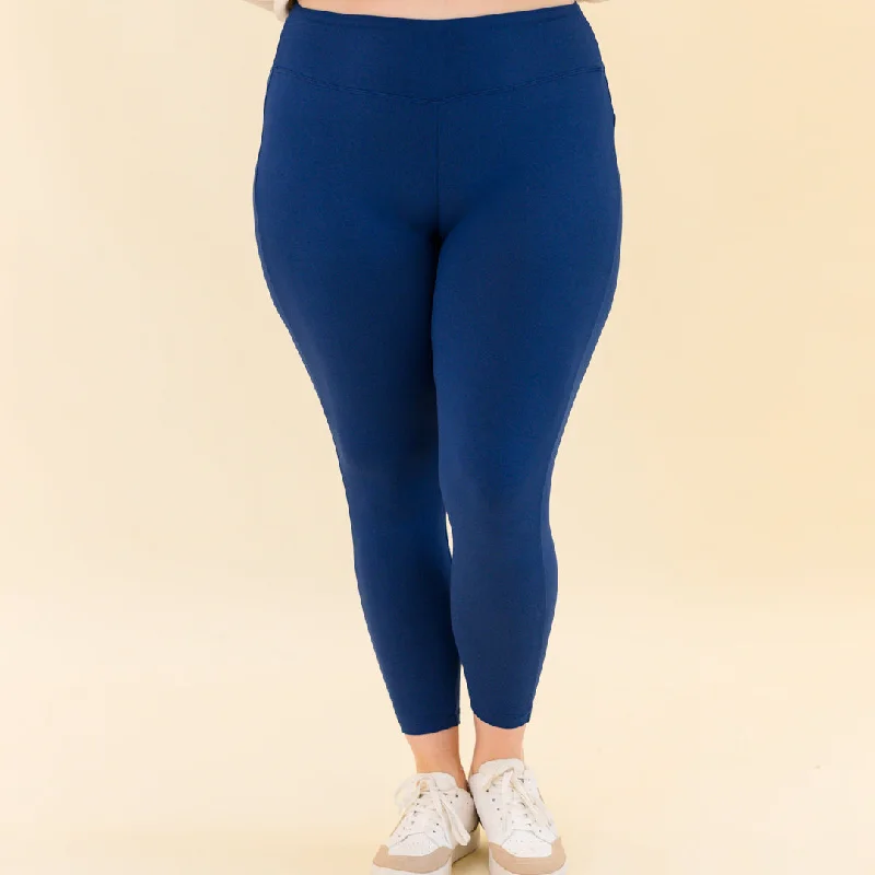 Cozy Lifestyle Leggings, Light Navy