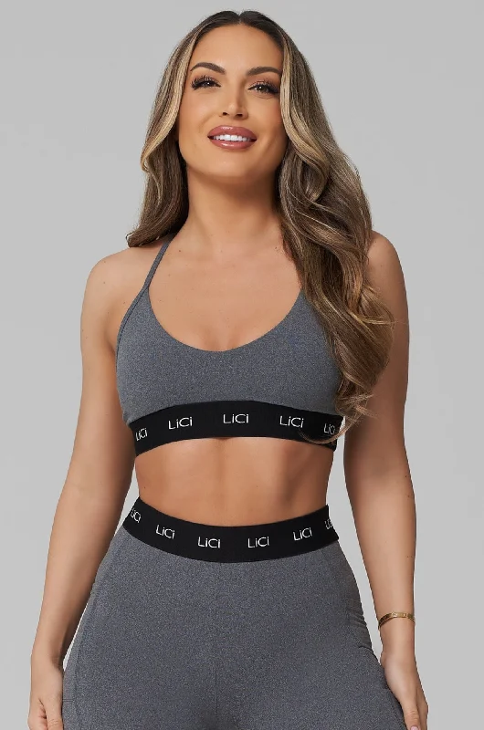 Grey Cozy Sport Bralette