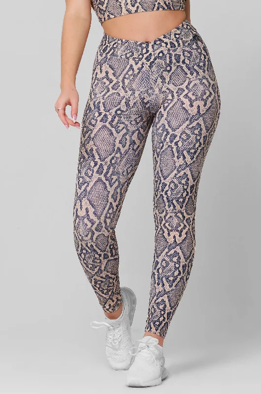 Python V-Cut Scrunch Legging