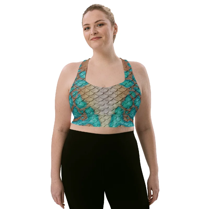 Queen Conch Longline Sports Bra